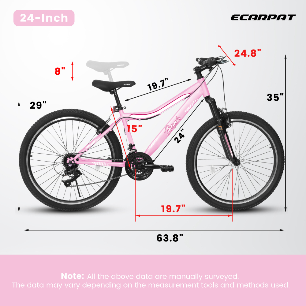 Carbon Bike Frame - دراجة جبلية مقاس 24/26 بوصة للرجال