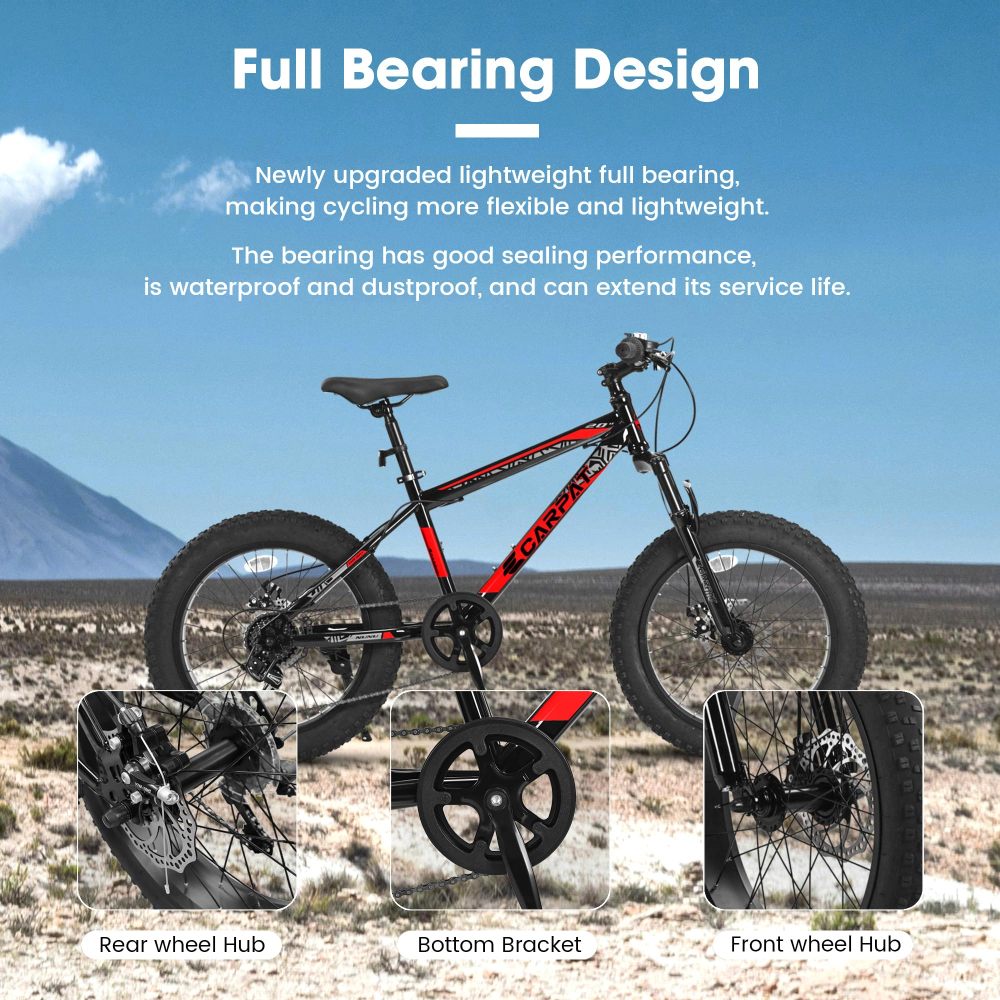 Carbon Bike Frame - دراجة جبلية للأطفال والمراهقين مقاس 20