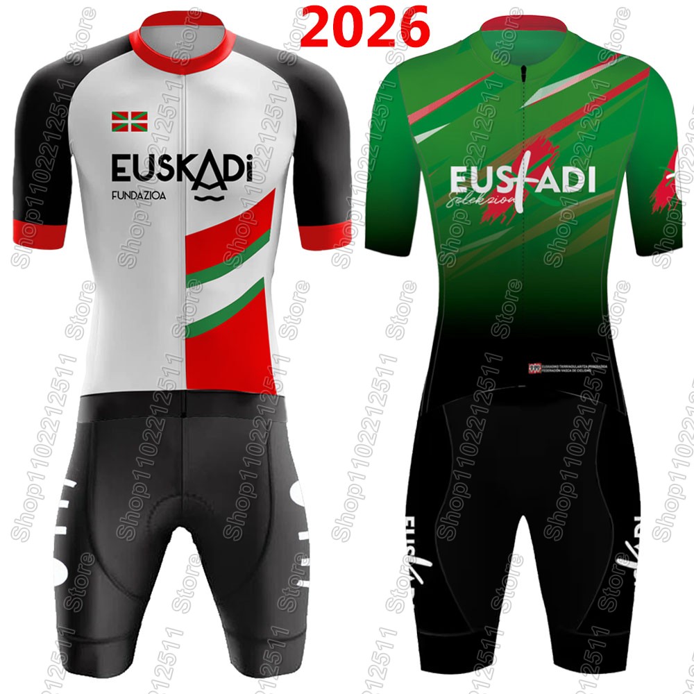 Cycling Gear Logo - طقم قميص ركوب الدراجات لفريق أوسكادي