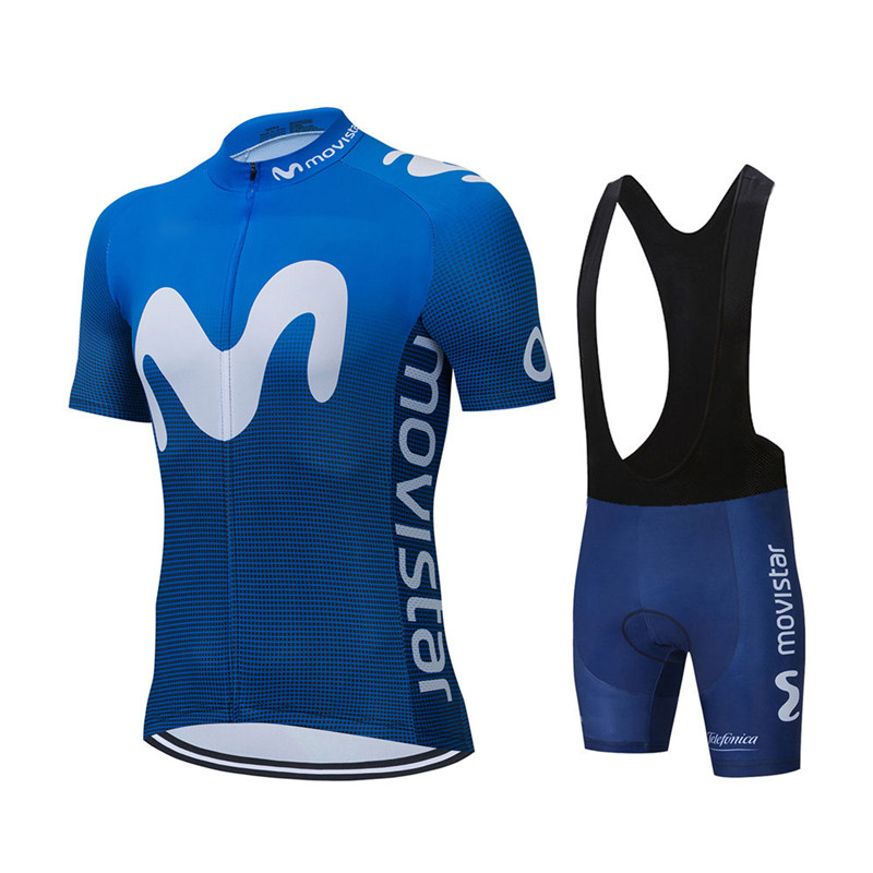Cycling Gear Logo - جديد الصيف Movistar فريق الدراجات جيرسي