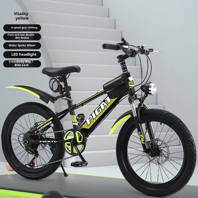 Road Bike Tire - دراجة جبلية للبالغين والأطفال مع فرامل