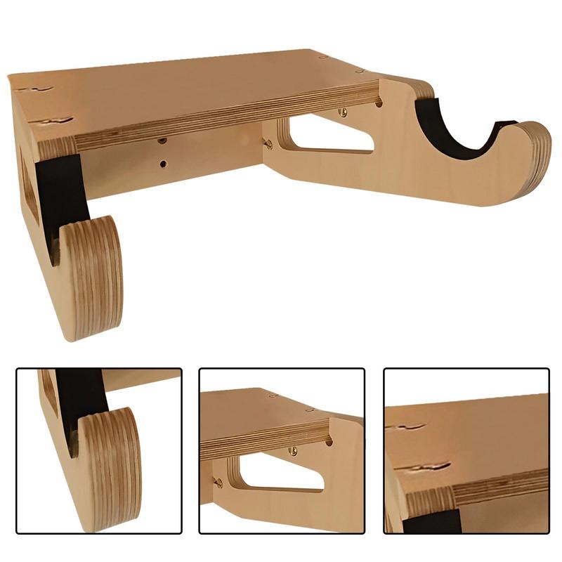 دراجة جدار الرف خشبية دراجة تخ - مراجعة Cycling Gear Wall Storage وسعره