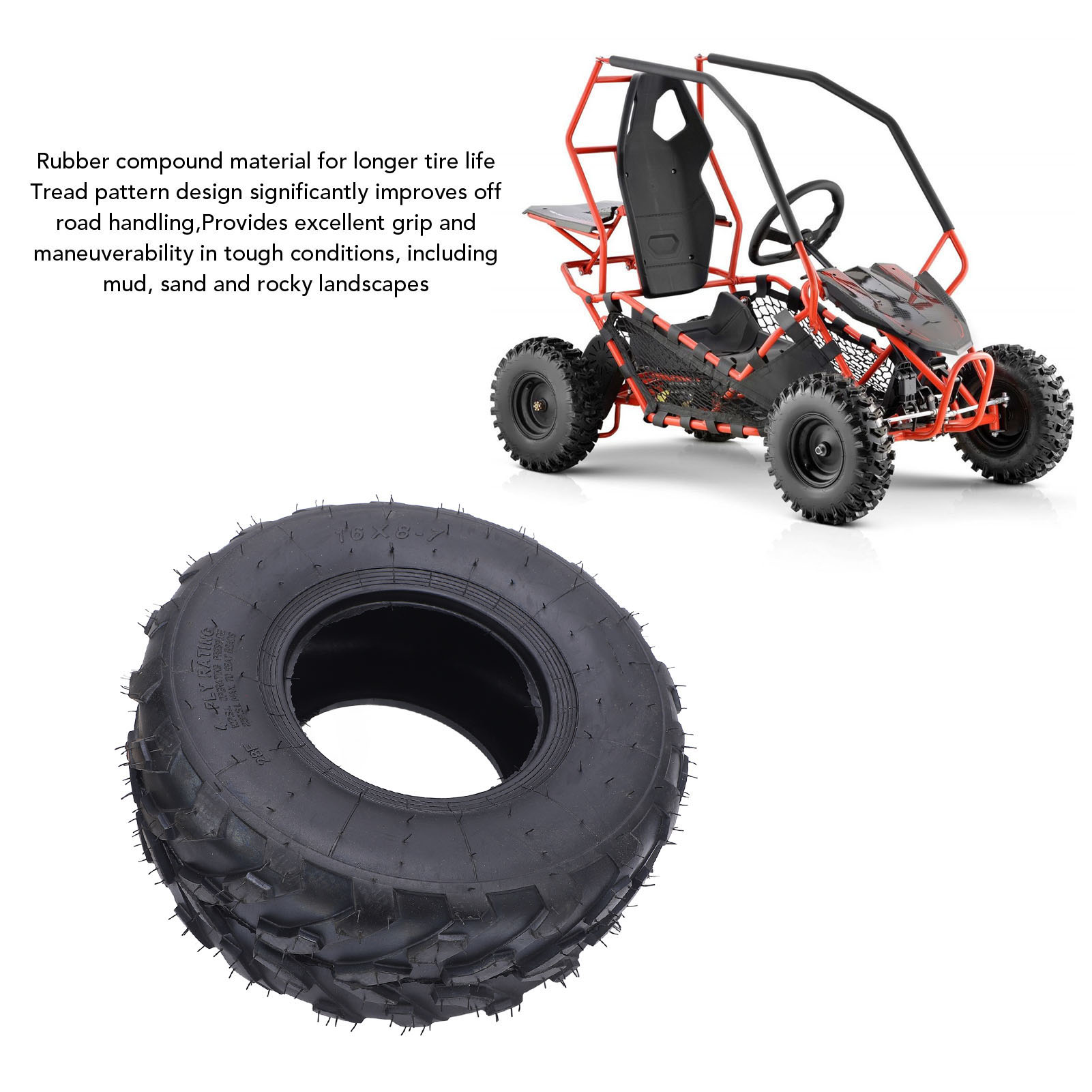 إطار ATV مقاس 16x8-7 بوصة، مطا - مراجعة Road Bike Tire وسعره