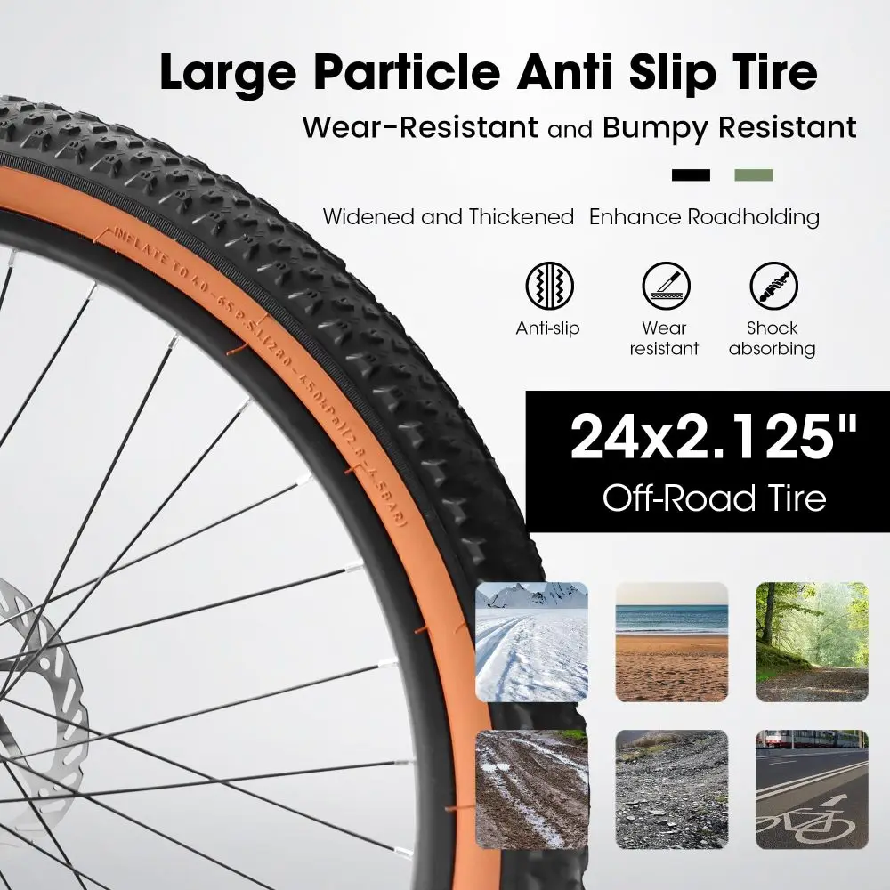 دراجة جبلية A24301 مقاس 24 بوص - مراجعة Carbon Bike Frame وسعره