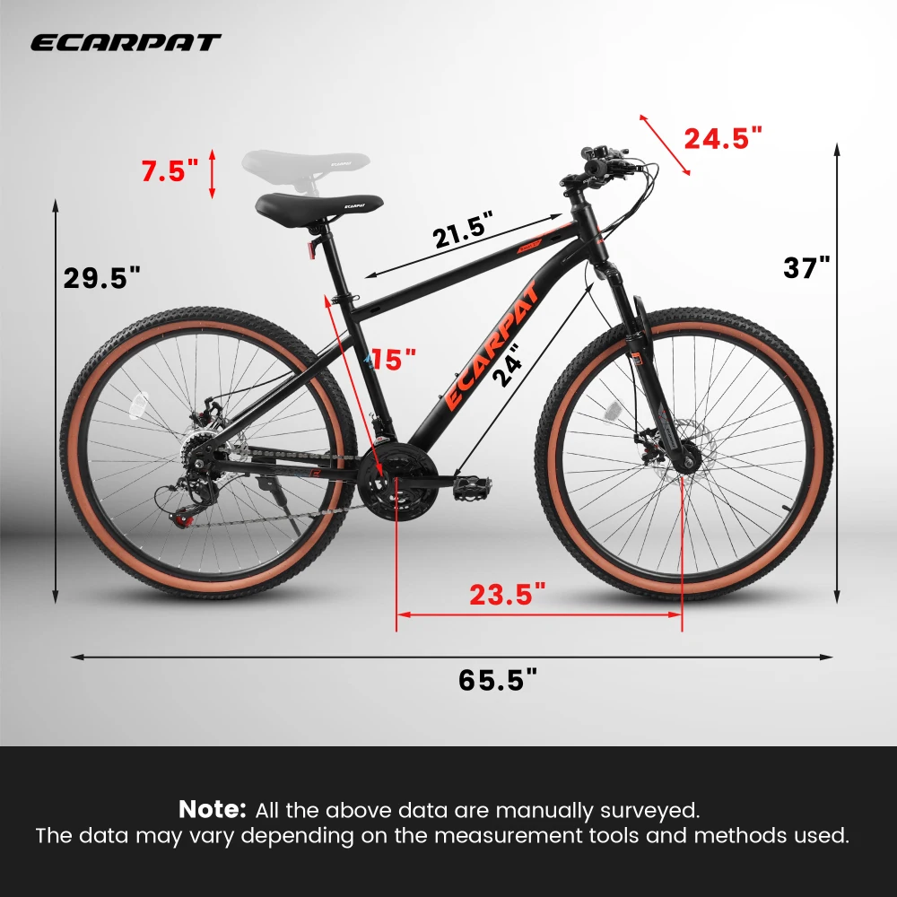 دراجة جبلية A24301 مقاس 24 بوص - مراجعة Carbon Bike Frame وسعره