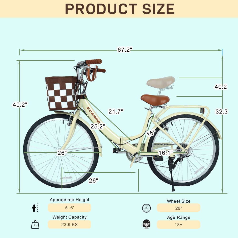 دراجة مدينة قابلة للطي مقاس 26 - مراجعة Carbon Bike Frame وسعره