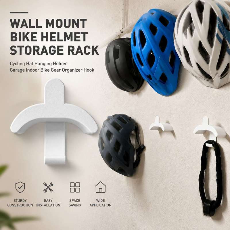 حامل خوذة الدراجات للتعليق على - مراجعة Cycling Gear Wall Storage وسعره