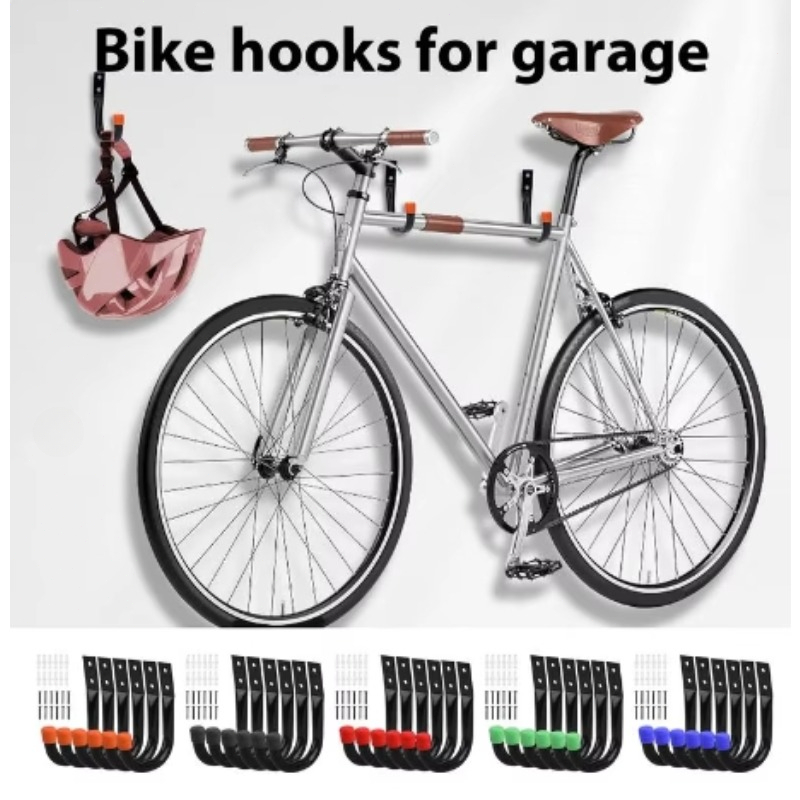 6 قطعة/المجموعة دراجة جدار جبل - مراجعة Cycling Gear Wall Storage وسعره