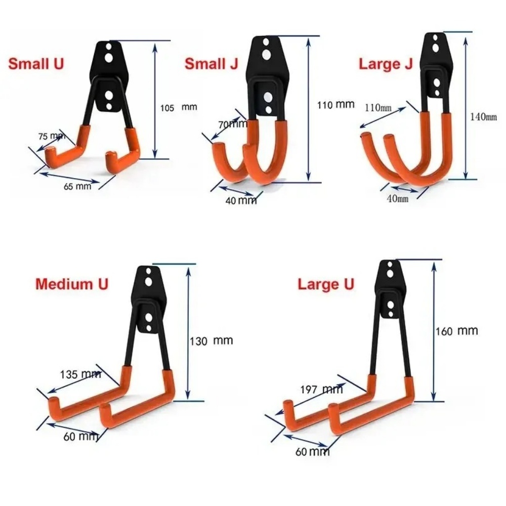 الثقيلة المعادن الدراجة جدار ج - مراجعة Cycling Gear Wall Hanger وسعره