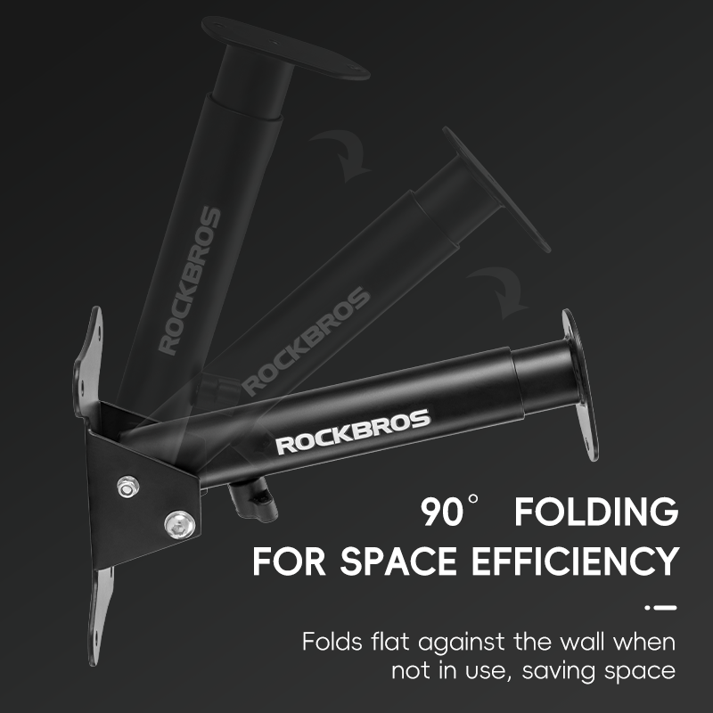 ROCKBROS رف الدراجة جدار جبل ا - مراجعة Cycling Gear Wall Hanger وسعره