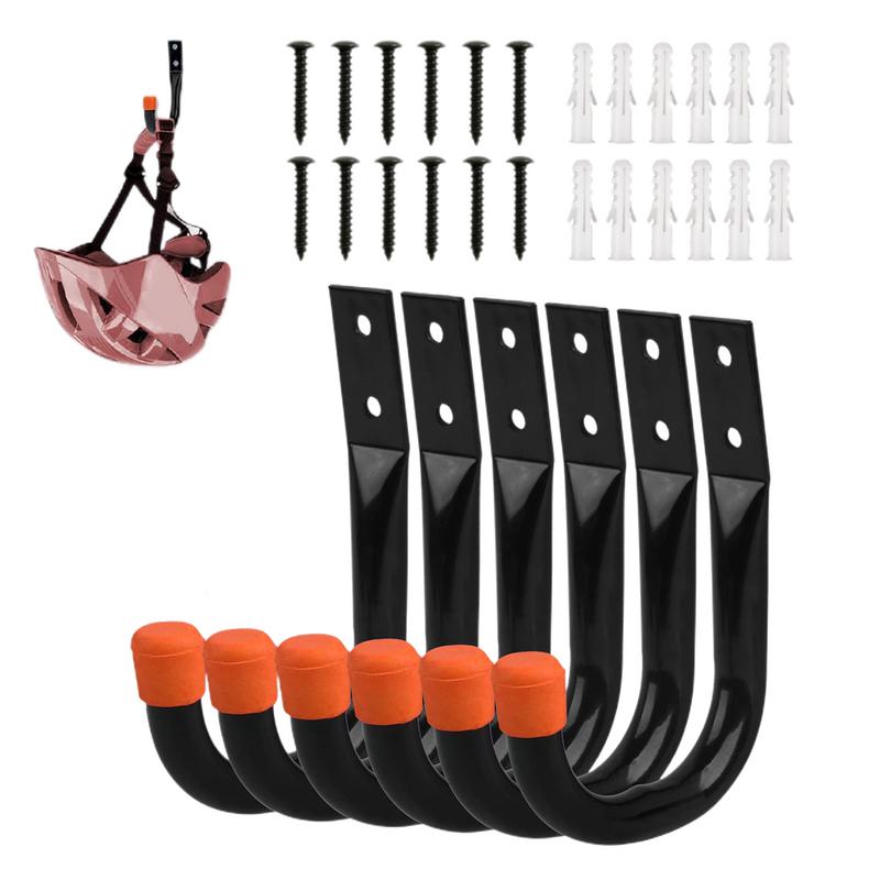 6 قطعة/المجموعة دراجة جدار جبل - مراجعة Cycling Gear Wall Storage وسعره