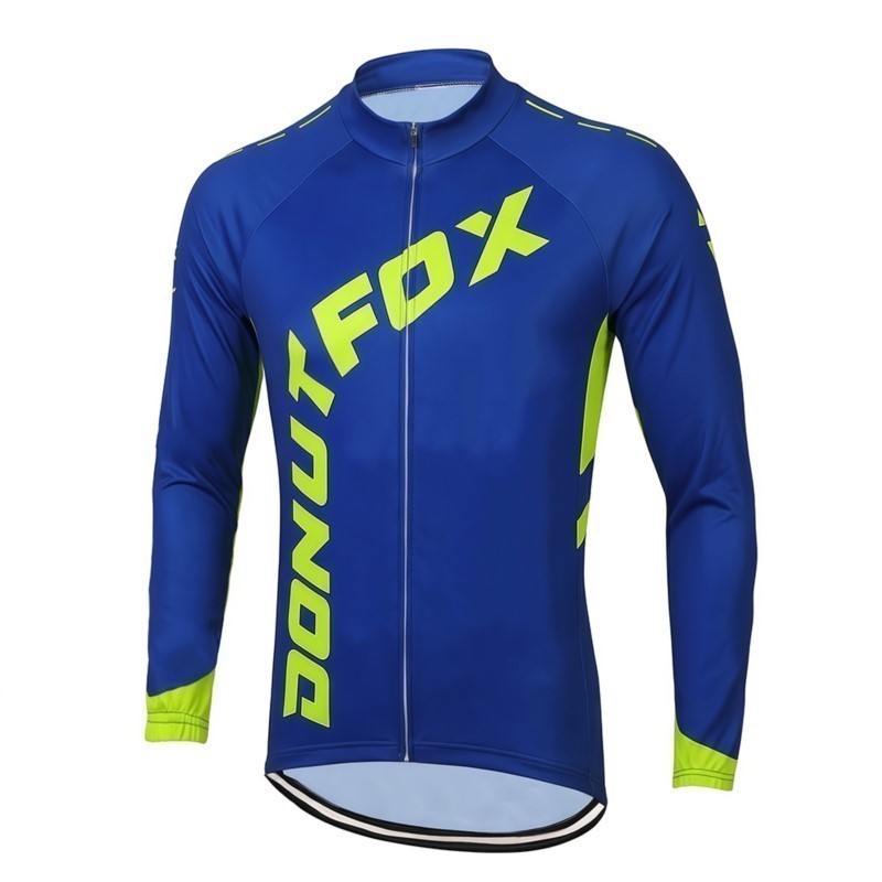 قميص رجالي طويل الأكمام لركوب  - مراجعة Cycling Gear Logo وسعره