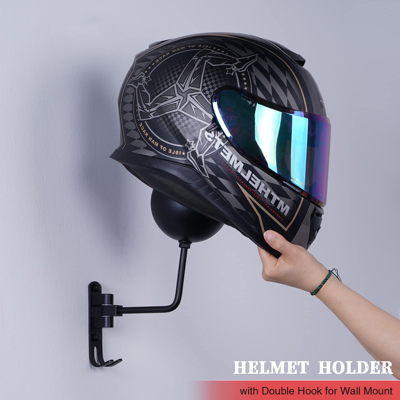 حامل تثبيت على الحائط لخوذة ال - مراجعة Cycling Gear Wall Storage وسعره