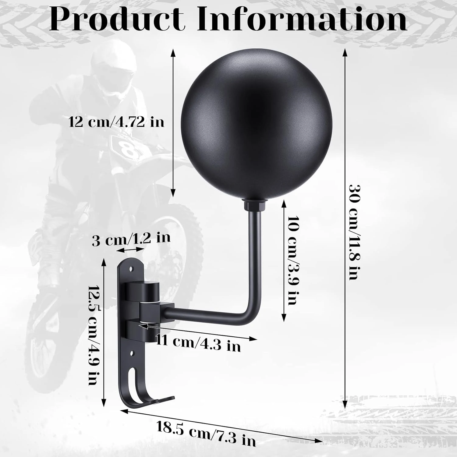 دراجة نارية خوذة الرف جدار جبل - مراجعة Cycling Gear Wall Hanger وسعره
