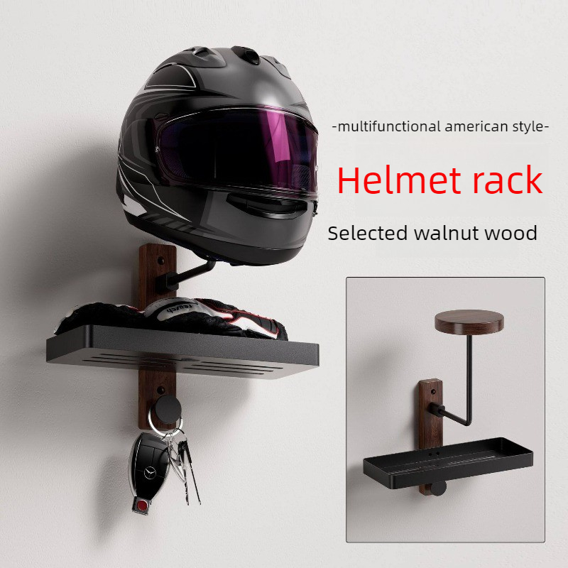 حامل خوذة متعدد الوظائف يثبت ع - مراجعة Cycling Gear Wall Storage وسعره